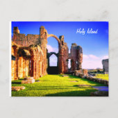 Heilige Eiland Engeland Briefkaart (Voorkant)