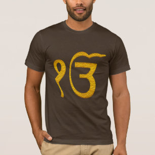 Heilige Ek-Onkar Gurdwara religieus symbool Sikh T-shirt