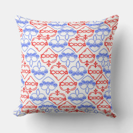 Heilige en Onbevlekte Harten Patroon Kussen