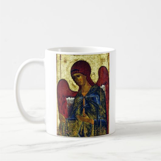 Heilige engel Gabriël orthodoxe icoon Koffiemok (Links)