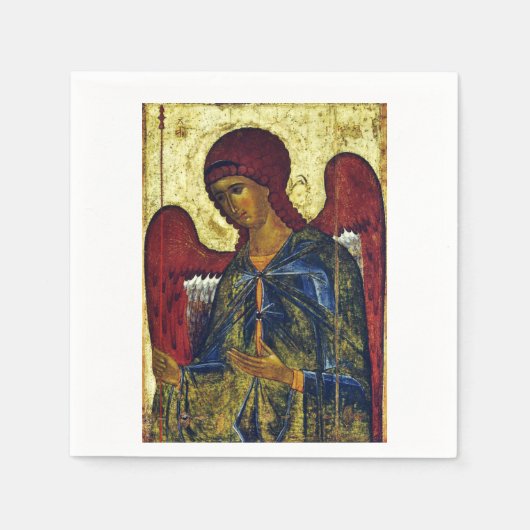 Heilige Engel Gabriël Orthodoxe Icoon Servet (Voorkant)