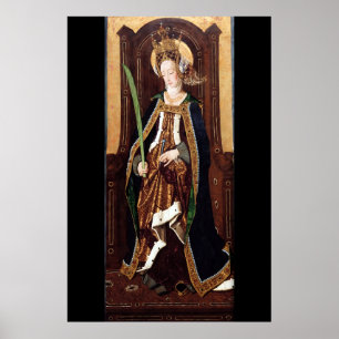 HEILIGE ENGRATIA Santa Engracia De Zaragoza Poster
