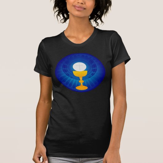 Heilige Eucharist Womens T-Shirt (Voorkant)