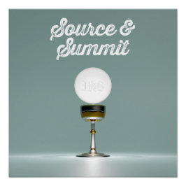 Heilige Eucharistie: Bron en Top Perfect Poster