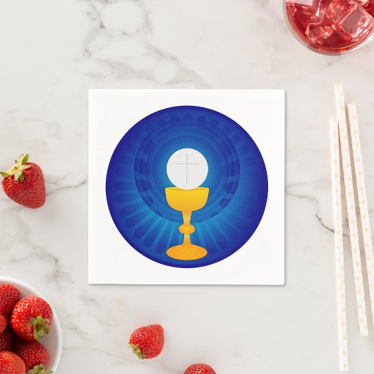 Heilige Eucharistie Papieren servetten