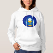Heilige Eucharistie Vrouwen Hoodie (Voorkant)