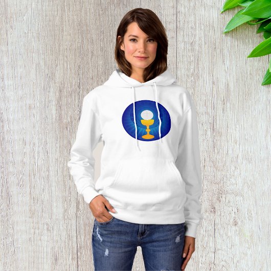 Heilige Eucharistie Vrouwen Hoodie