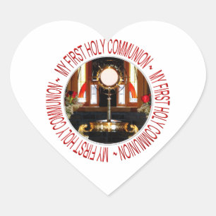 Heilige Eucharistische Heilige Communie Hart Sticker