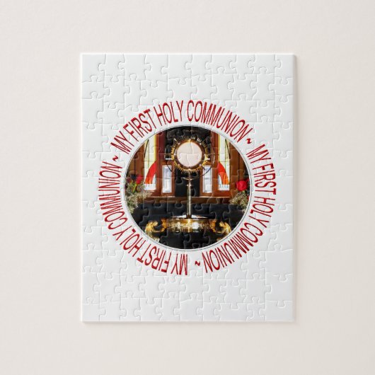 Heilige Eucharistische Heilige Communie Legpuzzel (Verticaal)