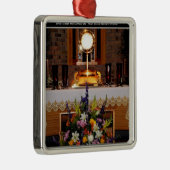 Heilige Eucharistische Heilige Communie Metalen Ornament (Rechts)