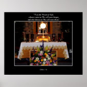 Heilige Eucharistische Heilige Communie Poster (Voorkant)