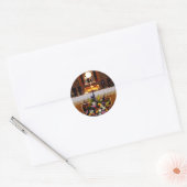 Heilige Eucharistische Heilige Communie Ronde Sticker (Envelop)