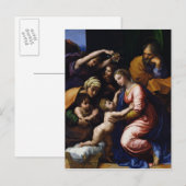 Heilige Familie, 1518 Briefkaart (Voorkant / Achterkant)