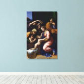 Heilige Familie, 1518 Canvas Afdruk (Insitu (Houten vloer))