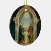 Heilige Familie, 1898 (tempera op paneel) Keramisch Ornament (Rechts)