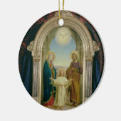 Heilige Familie, 1898 (tempera op paneel) Keramisch Ornament (Links)