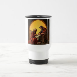 Heilige Familie, Baby Jesus Mary en Joseph Travel  Reisbeker
