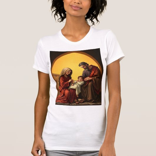 Heilige Familie Baby Jezus Maria en het T-shirt va (Voorkant)