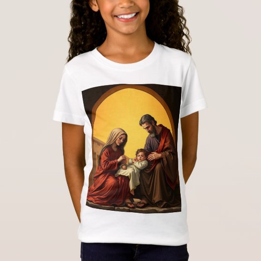 Heilige Familie Baby Jezus Maria en het T-shirt va (Voorkant)