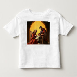 Heilige Familie Baby Jezus Maria en Joseph Peuter  Kinder Shirts