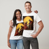 Heilige Familie Baby Jezus Maria en Jozef Mannen T T-shirt (Unisex)