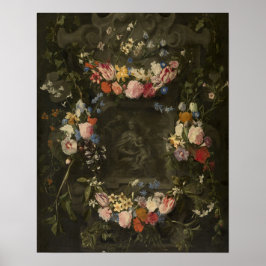 Heilige Familie Bloemen Heilige Kunst Poster