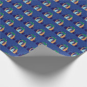 Heilige Familie Christelijke kerst kerstfeest Cadeaupapier (Hoek)