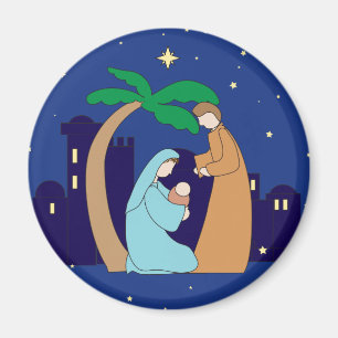 Heilige Familie Christelijke kerst kerstfeest Magneet