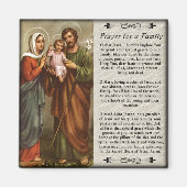 Heilige Familie Custom Koelkast Magnet (Voorkant)