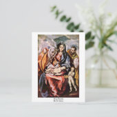 Heilige Familie door El Greco Briefkaart (Staand voorkant)