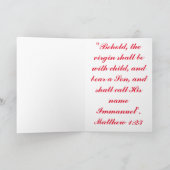 Heilige Familie Feestdagen Kaart (Binnen)