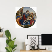 Heilige Familie - Filippino Lippi - c1490 Poster (Thuiskantoor)