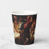 Heilige Familie Geboorteplaats Religieuze Kerst Papieren Bekers (Links)