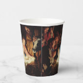 Heilige Familie Geboorteplaats Religieuze Kerst Papieren Bekers (Rechts)