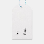 Heilige Familie "Gebrandschilderd" Cadeaulabel (Achterkant)