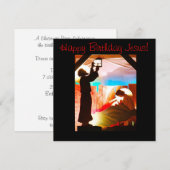 Heilige Familie - Happy Birthday Jesus Kaart (Voorkant / Achterkant)