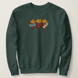 Heilige Familie Harten Sweatshirt - Groen