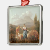 Heilige familie in een beek metalen ornament (Links)