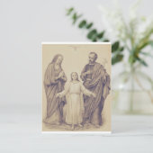 Heilige Familie Jezus, Maagd Maria en Sint Jozef Briefkaart (Staand voorkant)