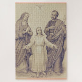 Heilige Familie Jezus, Maagd Maria en Sint Jozef Legpuzzel (Verticaal)