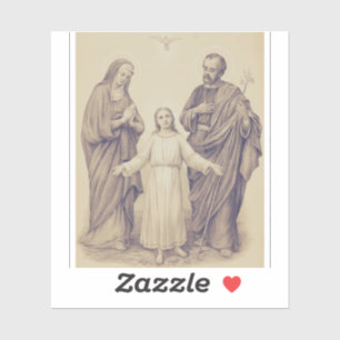 Heilige Familie Jezus, Maagd Maria en Sint Jozef Sticker
