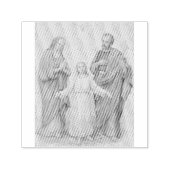 Heilige Familie Jezus, Maagd Maria en Sint Jozef Zelfinktende Stempel (Design)