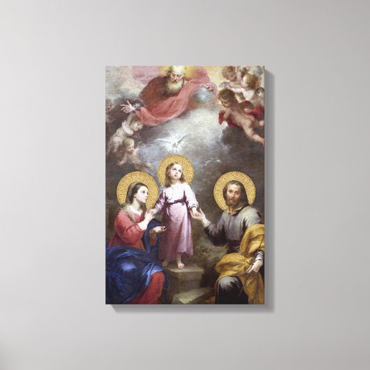 HEILIGE FAMILIE JEZUS MARIA JOZEF CANVAS AFDRUK (Voorkant)