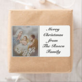 Heilige Familie Jezus Maria Jozef Kerstmis Etiket (Insitu)