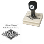 Heilige Familie Jezus Maria St. Joseph Rubberstempel (Gestempeld)