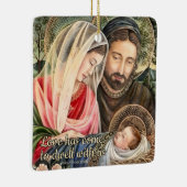 Heilige Familie Katholieke Kerst Ornament (Rechts)
