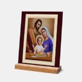 Heilige Familie Katholieke kunst Acryl Bord (Hoek)