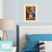 Heilige Familie Katholieke kunst Folie Afdrukken (Insitu (Slaapkamer))