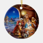 Heilige familie keramisch ornament (Voorkant)
