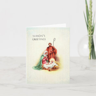 Heilige Familie Kerst Kaart